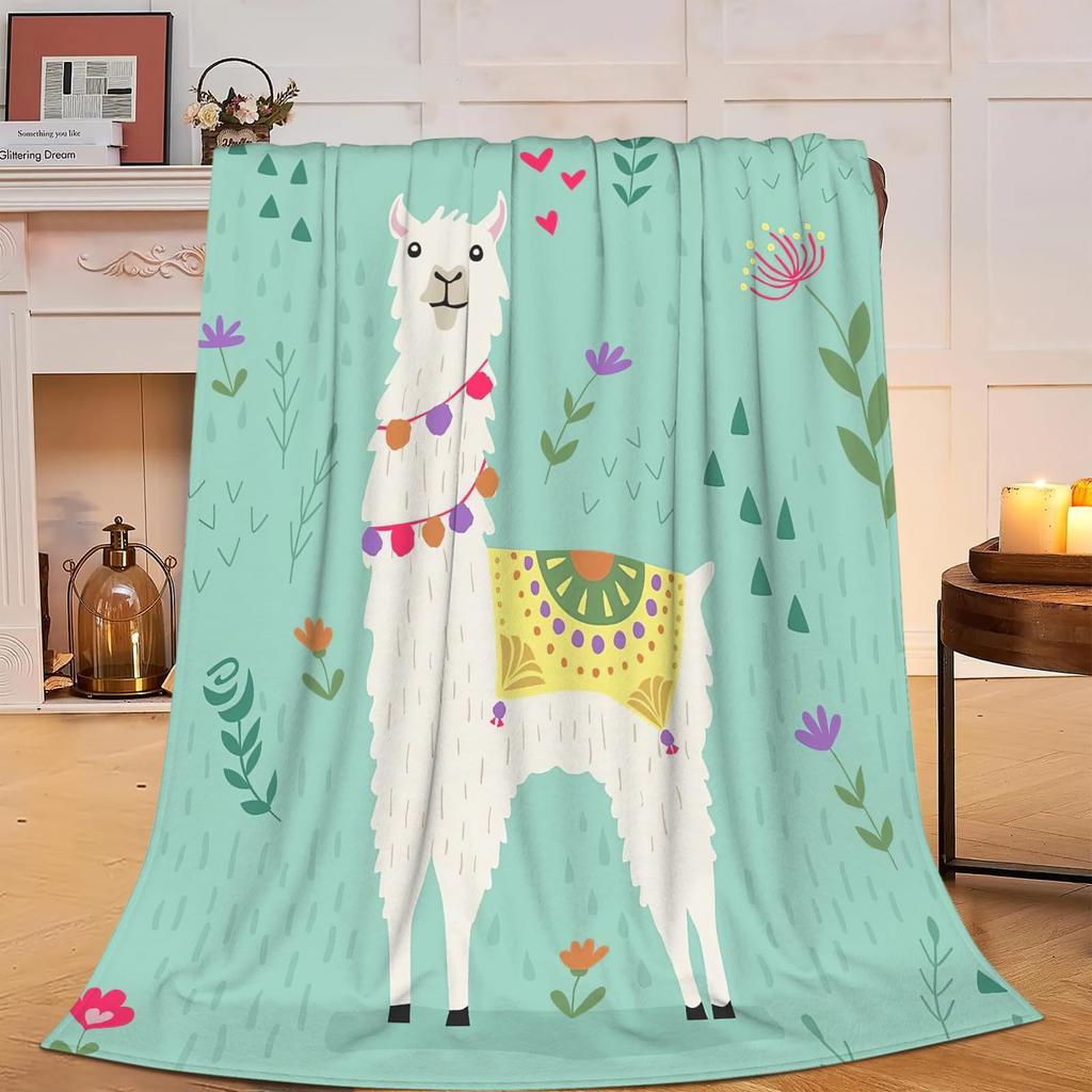 Cartoon fish animal Printed Blanket for Sofa Bed Travel Camping Living Room Office Conditioning Blanket for All Seasons Gifts