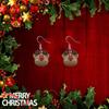 1 Pair of Christmas Deer Earrings, Cute Earrings, Suitable for Wearing During Christmas
