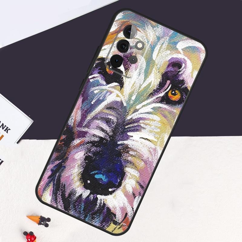 Irish Wolfhound Dog Case For Samsung Galaxy A05 A06 A26 A16 A56 A36 A22 A32 A52 A54 A34 A14 A55 A15 A53 A33 A35
