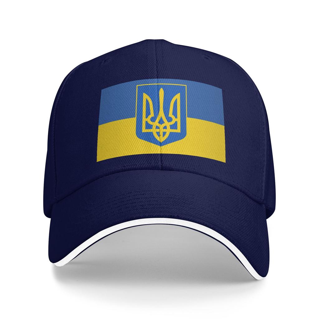 Флаг Украины Женская Унисекс Бейсболка Повседневная Уличная Кепка Модная Защита от Солнца Козырек Летняя Регулируемая Кепка