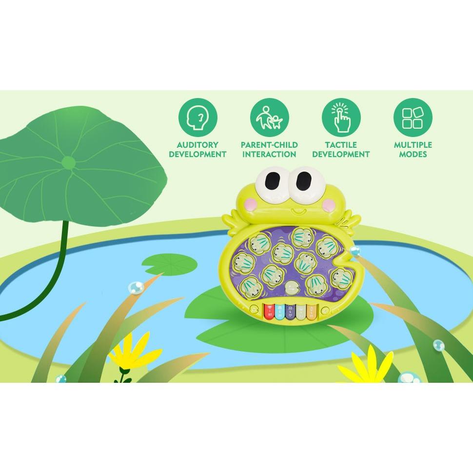 Hammer Game with Piano Music and Light and Simulate Animal Calls for Children, Learning Toy for Early Development