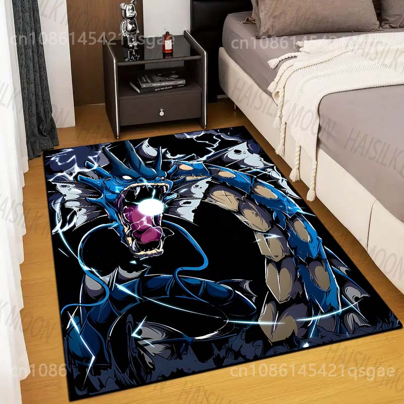 Various Styles P-Pokemon Gyarados Cartoon Carpet Bedroom Living Room Sofa Multifunctional Non-Slip Rug Decor Mat Free Shipping