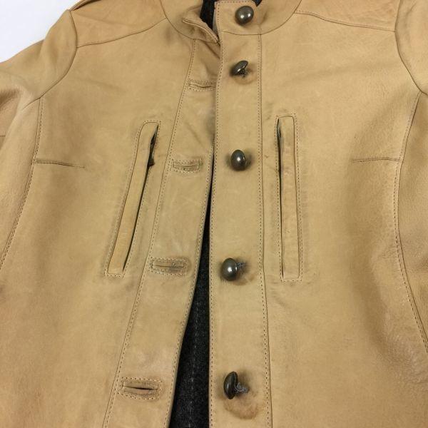 BACCA × Harris Tweed Дубленка на подкладке из Harris Tweed Размер 38 Бежевый Tomorrowland(ИСПОЛЬЗОВАЛ)