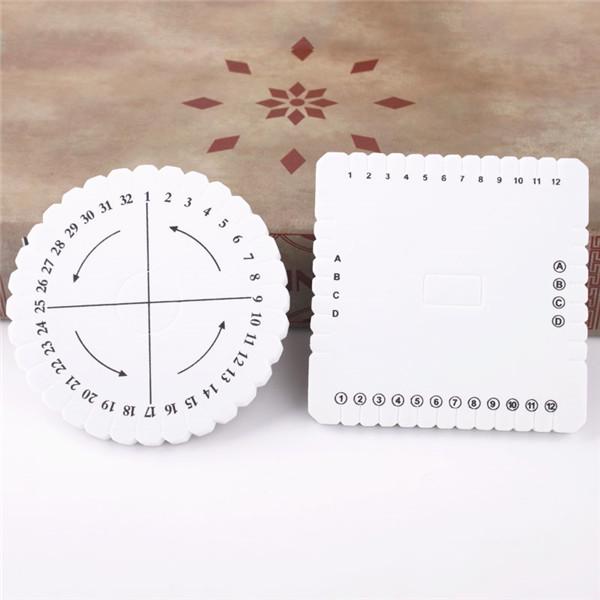 Пластины для бисероплетения,круг и квадрат