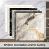 Moisture-proof Imitation Ceramic Wall Sticker 3D Wallpaper  Bathroom Marble