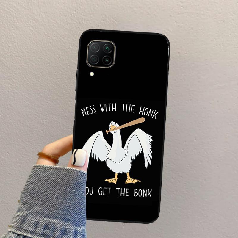 Утка Гусь Кряк Бряк Смешной Мем Для Huawei Nova 3i 7i 8i 11i 12i 9 10 SE Y73 Y90 Y70 Y72 Y61 Y91 P30 P40 Lite P60 Pro Чехол