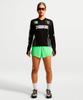 Женские беговые шорты 2-в-1 Swift Dri-Fit со средней посадкой - Иллюзорный зеленый: Огуречное спокойствие / Hj5377-336