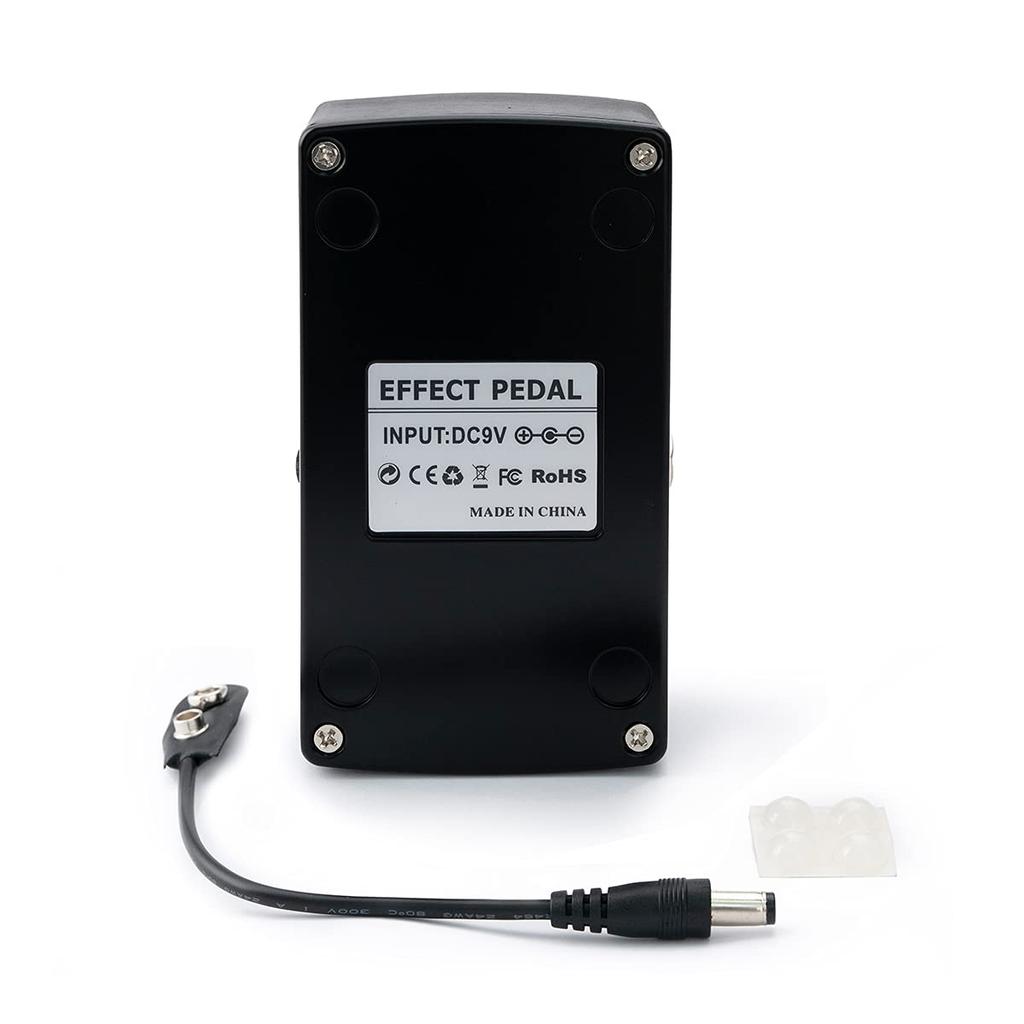 Musiclily Pro Distortion Guitar Effect Pedal with DC 9V Adapter Power Supply for Electric True Bypass Guitar/Bass,