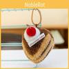 Cute Cake Plush Keychain Car Pendant With Toy Design Car Interior Accessories