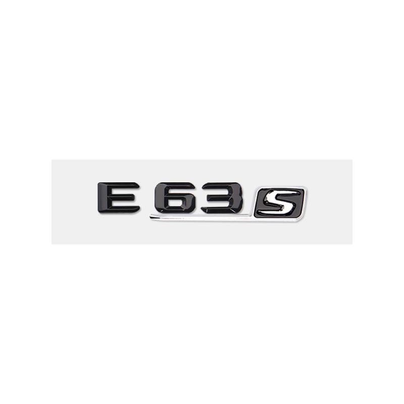 E63S logo badge car stickers for Mercedes Benz E63 refitted Eclass 6.3AMG fender side labelflag new old rear trunk displacement IY0