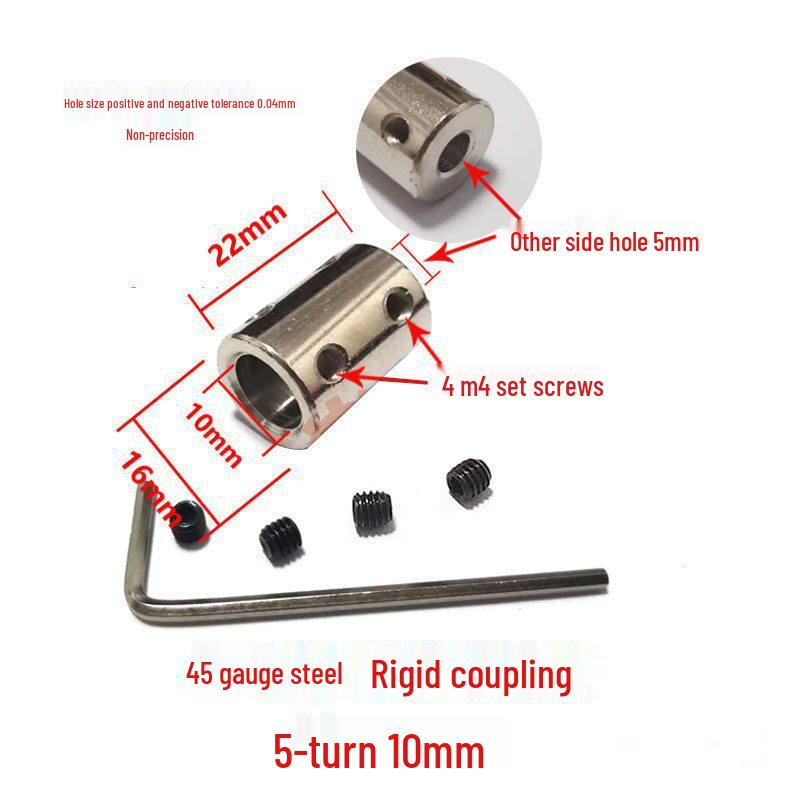 Steel Motor Shaft Coupling Adapter for 3/4/5/6/8/10/12mm Shafts