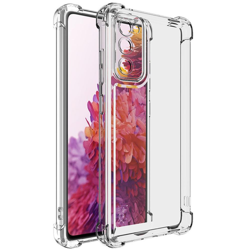 Серия IMAK UX-4 для Samsung Galaxy S20 FE 2022/S20 FE 5G/S20 FE/S20 Lite Чехол Прямая Рамка Прозрачная ТПУ Обложка