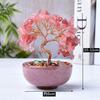 Natural crystal shake money fortune tree fish tank ornament office ornament lucky small ornament creative transshipment gift