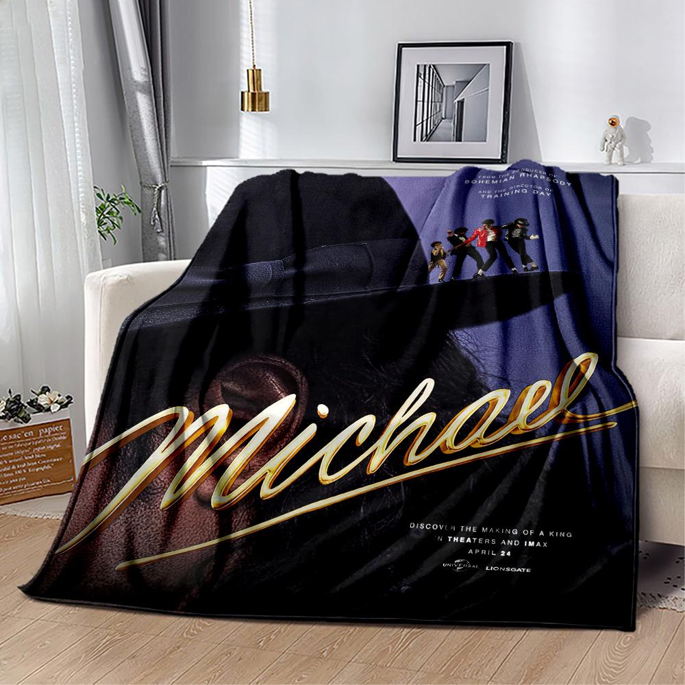 Michael Jackson 189 Blanket Warmthful Decor Great for Picnics Chair Livingroom Four Seasons Multipurpose Digital Print