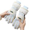 Womens Winter Ski Gloves Touch Screen Waterproof Windproof Warm Fleece Lined Outdoor Cycling