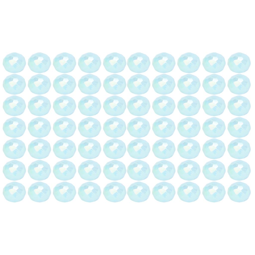 70 шт. 0,31 дюйма DIY Пластиковые бусины Аксессуары для рукоделия для украшения ювелирных изделий, ожерелий, браслетовСветло-голубой