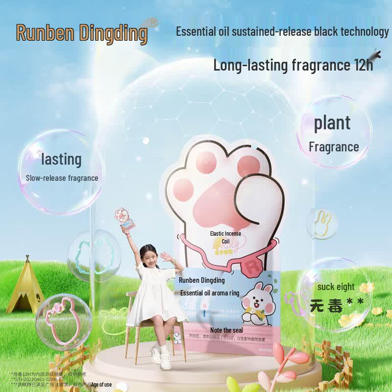 RUNBEN Kids' Essential Oil Mosquito Repellent Bracelets