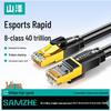 SAMZHE Экранированный Ethernet-кабель CAT8 из чистой меди