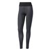 Adidas Neo Sports Lifestyle Series Striped Comfortable Fashion Casual Nine-Point Yoga Pants Women Pants Black BQ0619