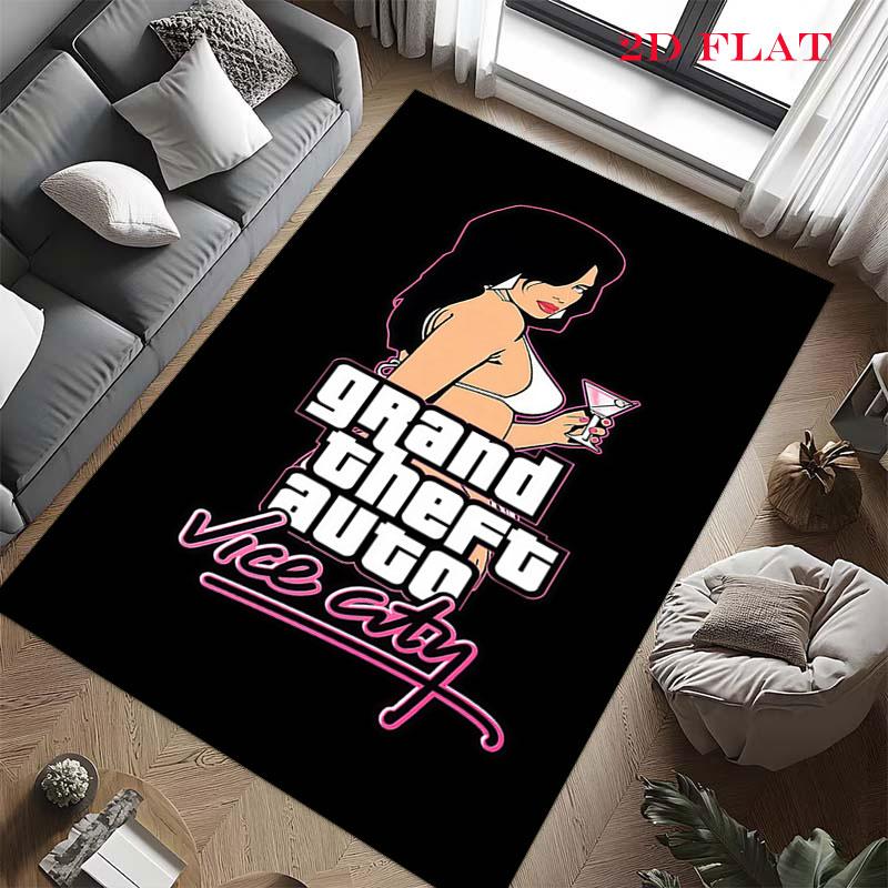 Ковер GTA Glory для гостиной, спальни, дома, украшение дивана, нескользящий коврик для игр детей