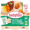 Babybio Chili Végétal Doux - Carotte Maïs Haricots Rouges 230 G