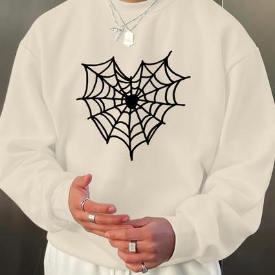 Свитшот с круглым вырезом, винтажный стиль и уютный, отлично подходит для повседневных встреч и походов за кофе