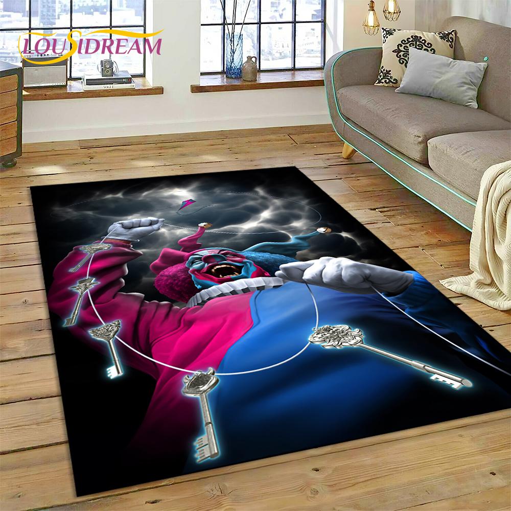 3D Рэп Металл Insane Clown Posse Icp Juggalo Ковер Коврик для Спальни Гостиной Дома Украшение Дивана, Игровой Большой Декор Напольный Коврик