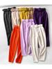 Women's Micro-elastic Slim Slimming Solid Color Straight Casual Pants