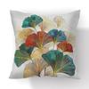 Ginkgo Leaves Pillows Case Home Decorative Cushion Cover Golden Polyester Print Pillowcase Car Sofa Pillow Case Home Decor 45*45