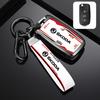 RUDX8 Car Flip Remote Key Fob Case Cover For Skoda Octavia A5 A7 Fabia Superb Kodiaq Karoq Protector Shell Bag Keychain Accessories