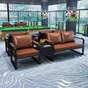 Billiard Viewing Sofa Set with Coffee Table