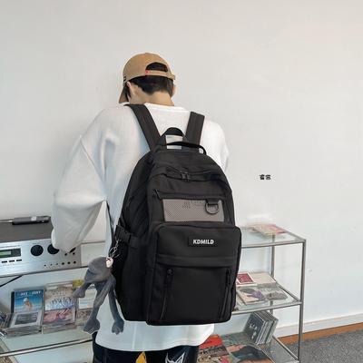 Школьная сумка мужская ins Корейская версия Харадзюку ulzzang женская старшеклассник студент колледжа универсальная большая вместимость многослойная сумка-рюкзак рюкзак