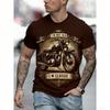 Europe America Summer Kids T-Shirt Motorcycle 3D Print Tees Top Casual Loose Short Sleeve Streetwear Boy and Girl T-shirt