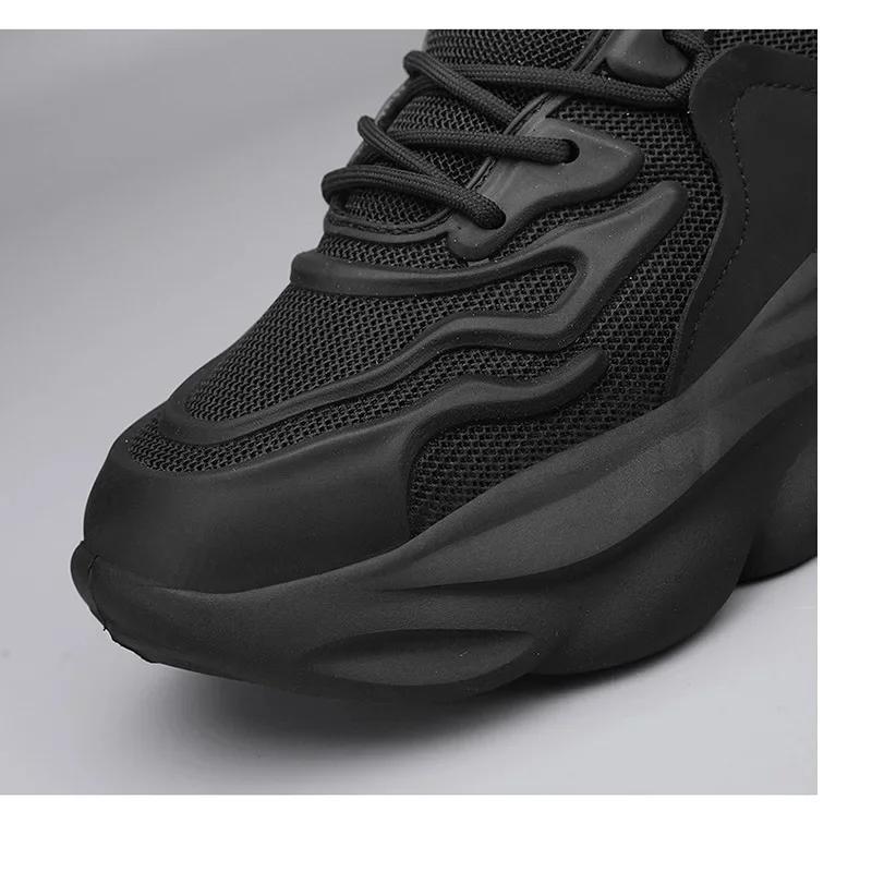 Новый стиль Повседневные кроссовки Толстая подошва Повседневные Дышащие Мужская мода Бестселлеры Превосходное качество Мужская обувь Кроссовки