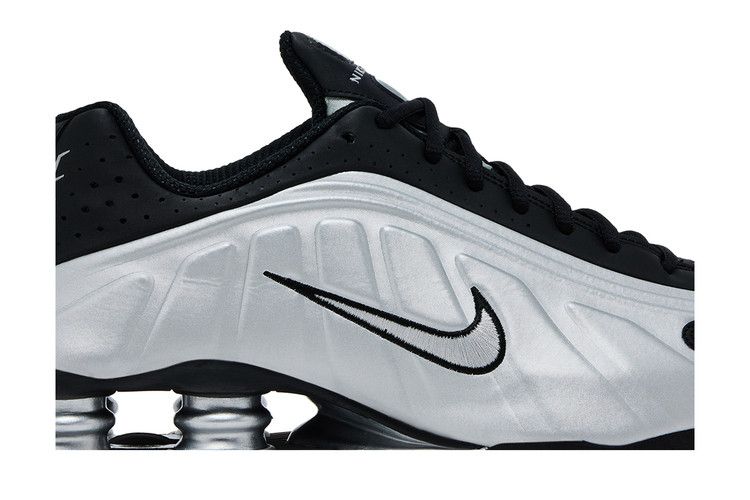 Nike Shox R4 Металлический Серебристо-Черный