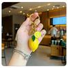 Fruit Shape Lemon Keychain Fresh Design Handbag Pendant New Key Ring