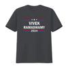 Vote Vivek Ramaswamy 2024 USA Election Campaign T Shirt Stylish Design with Patriotic Colors vintage Washed Unisex Breathable