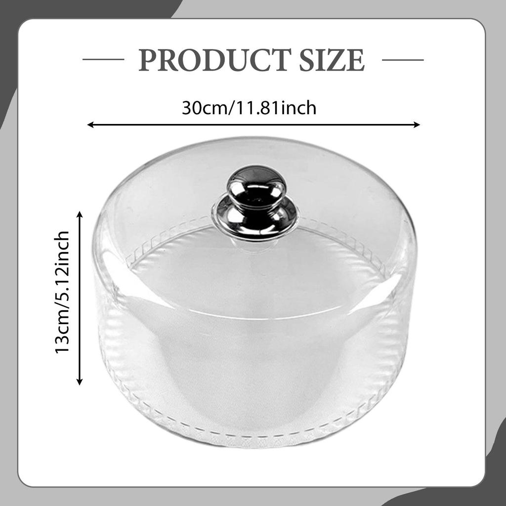 Крышка-купол для еды с ручкой Подарки Купол для торта для мероприятий Обеденный стол Кейтеринг Круглая крышка для торта с ручкой Сохраняйте вашу еду свежей