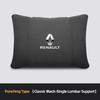 Interior Stickers Car Seat Headrest Neck Pillow Auto Interior Accessories For Renault Clio Koleos Megane Espace QM6 Kadjar Captu Y888
