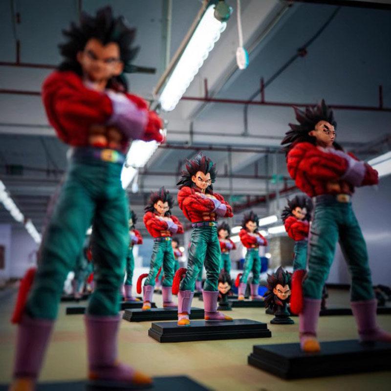 Jt New 30cm Dragon Ball Anime Figure Super Saiyan 4 Vegeta Figure Ssj4 Action Figures Goku Pvc Statue Collection Model Toys Gift