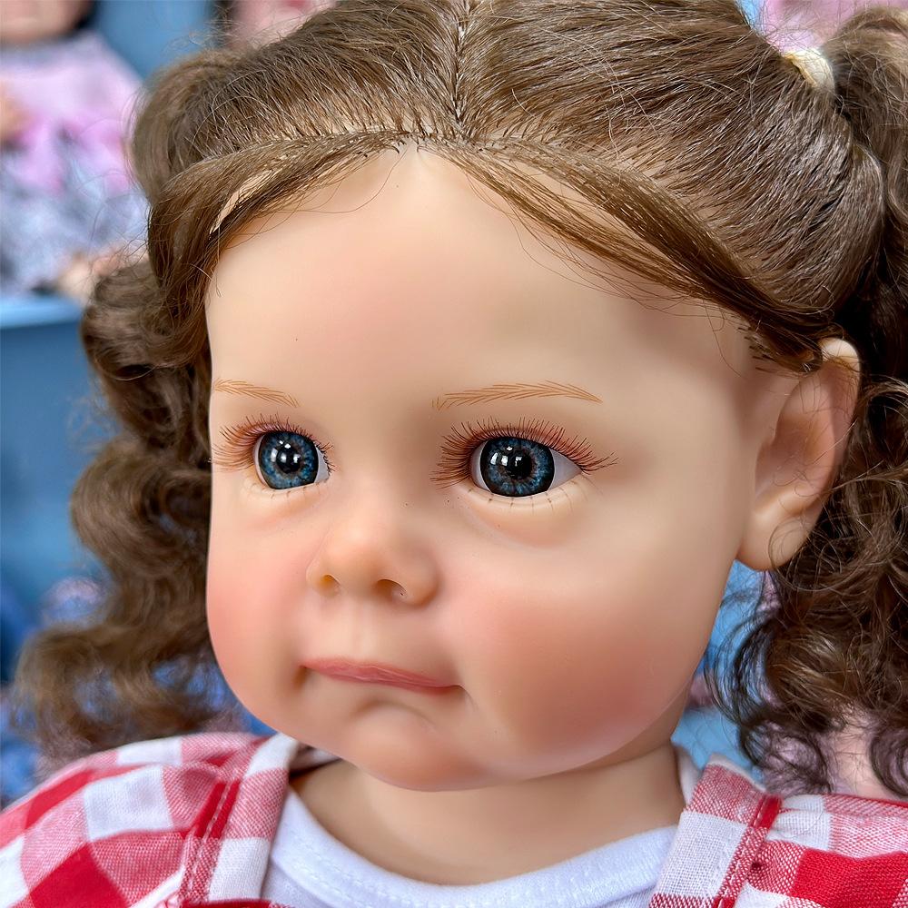 55 см моющаяся реалистичная мягкая ручная роспись имитация куклы реборн дети сопровождают игровую куклу