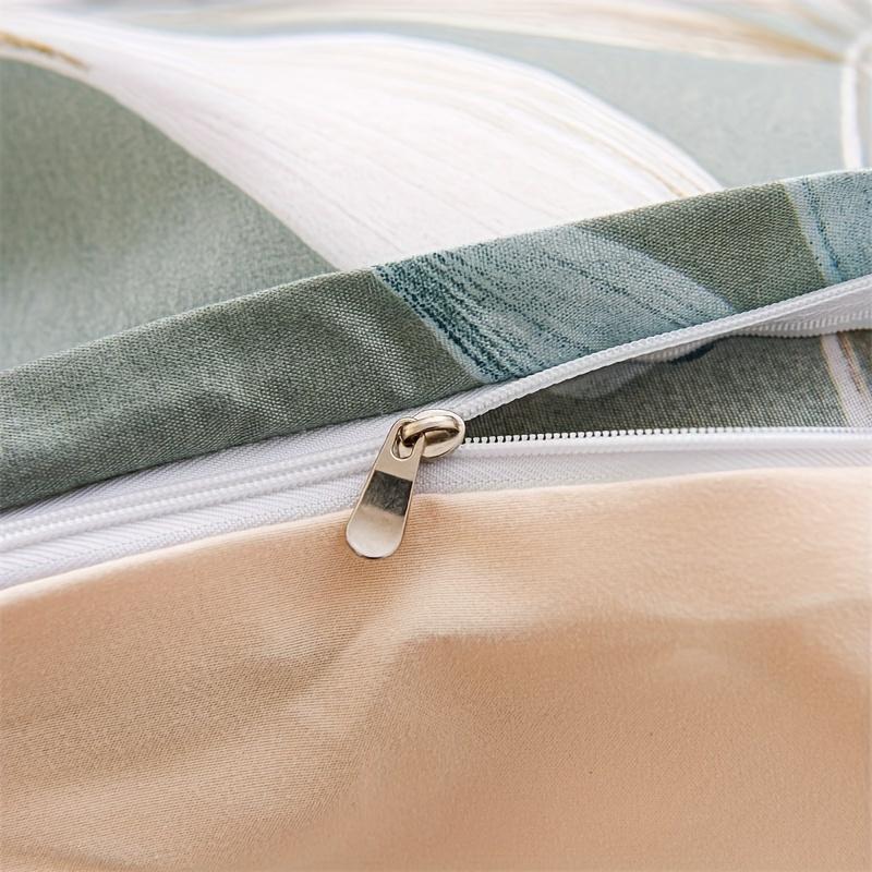 3 шт. Пододеяльники Размер Зеленый Пальмовый Лист Папоротник Растение Гавайское Растение Фермерский Дом Ботанический Постельный Комплект Мягкие наволочки*2