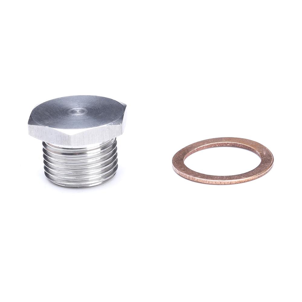 304 Stainless Steel M18 X 1.5 Thread O2 Oxygen Sensor Plug Fit For American European Japanese Cars and Trucks
