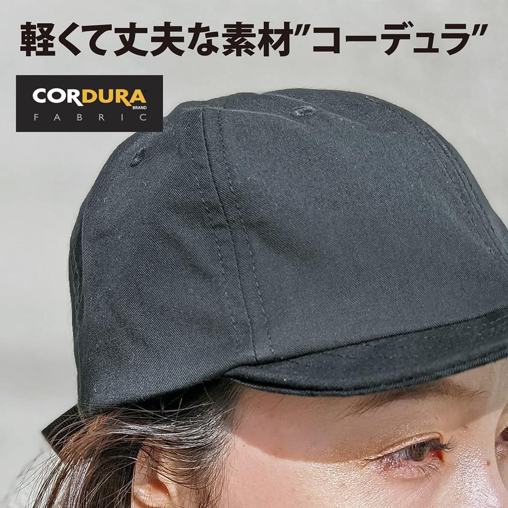 Базовая бейсболка Enchi Cordura Chino, японская кепка из ткани Cordura с короткими полями, большой размер, синяя, женская, мужская