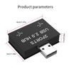 USB 2.0 A Male To 2 Female Splitter Hub Power Cord Adapter For Mouse Keyboard And More Devices