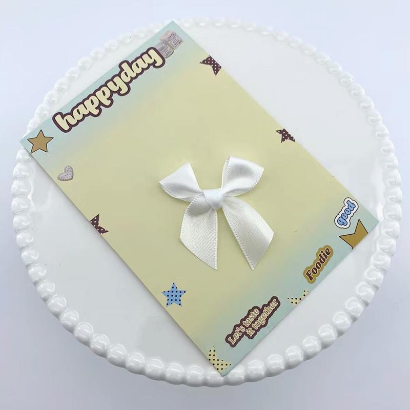 1,5 см Односторонний Полиэстеровый Бант Ручной Работы для Куклы, Плюшевой Подарочной Коробки, Одежды или Аксессуара для Волос