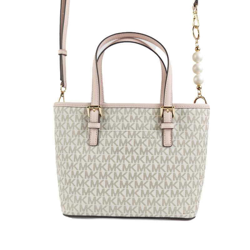 Michael Kors Сумка [Сумка на заказ] Jet Set Розовый жемчуг Аромат Литературный Элегантный Рабочее место Изысканная Девичье сердце Пресбиопия Розовый жемчужный аромат