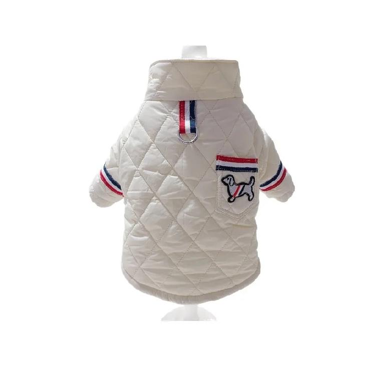 Designer Pet Dog Jacket,Winter Padded Warm Coat for Small Medium Dogs,Classic Design Puppy Clothing Outfits For Cold Weather