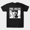 Графическая футболка Phil Collins 2026 Унисекс с круглым вырезом 100% Хлопок Короткий рукав Y2k Оверсайз Популярная Мода Уличная Одежда