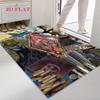 2K Games Carpet Rug for Living Room Bedroom Home Sofa Decoration,Kids play Nonslip Floor Mat